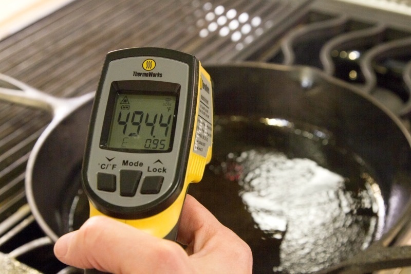 IR thermometer for food