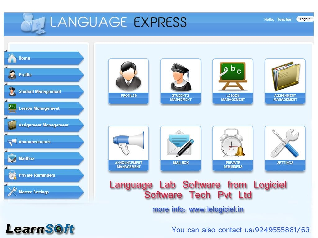 le logiciel language lab